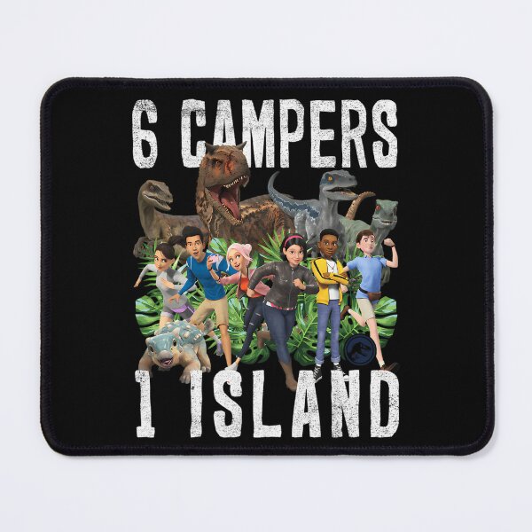 Item preview, Jurassic World: Camp Cretaceous 6 Campers 1 Island designed and sold by AnikaDill.