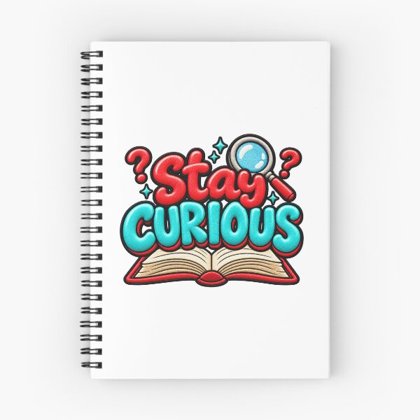 Item preview, Stay Curious Motivational Book Learning Inspiration designed and sold by ArtDesignTp.