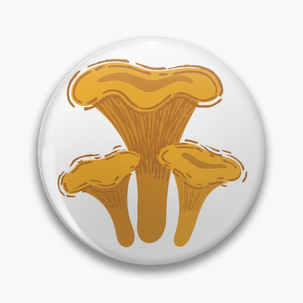 Item preview, Yellow Chanterelle Mushroom Illustration designed and sold by BetweenForms.