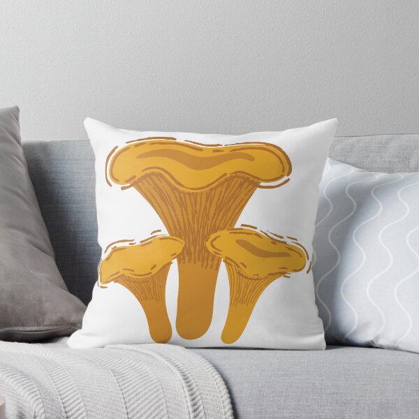 Item preview, Yellow Chanterelle Mushroom Illustration designed and sold by BetweenForms.