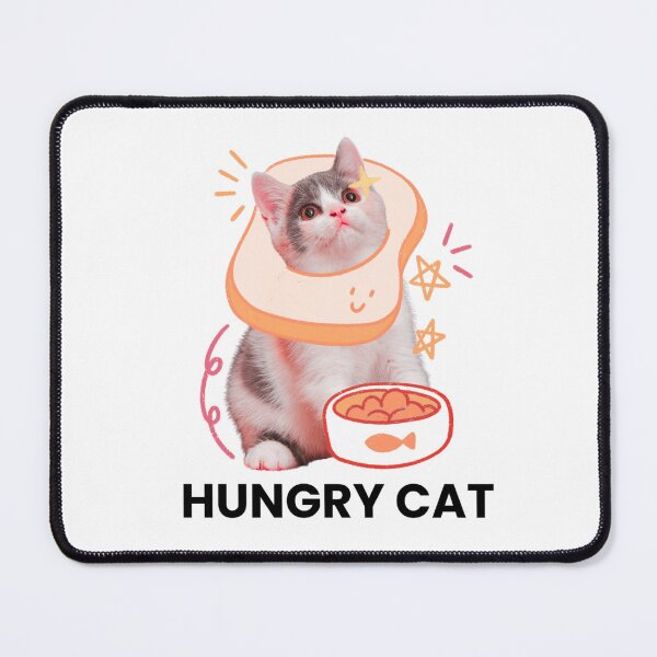 Item preview, Feed Me - Cute Hungry Kitten Design designed and sold by walbayzon.