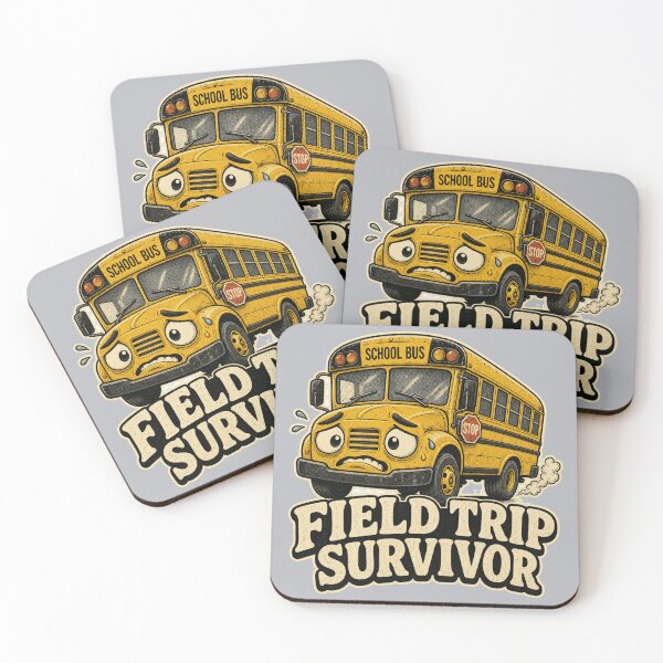 Item preview, Field Trip Survivor Shirt, Funny Teacher T-Shirt, Field Trip Humor Tee, Funny Teacher Gift Shirt, Vintage School Bus Graphic designed and sold by TshirtsLabs.