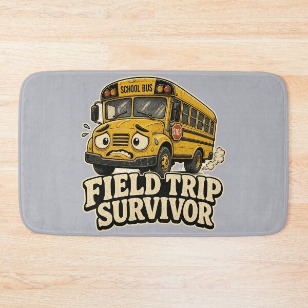 Item preview, Field Trip Survivor Shirt, Funny Teacher T-Shirt, Field Trip Humor Tee, Funny Teacher Gift Shirt, Vintage School Bus Graphic designed and sold by TshirtsLabs.