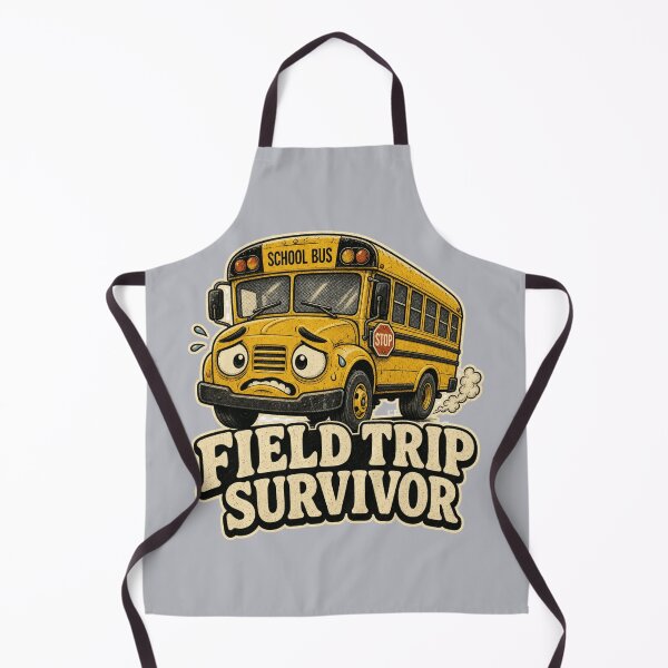 Item preview, Field Trip Survivor Shirt, Funny Teacher T-Shirt, Field Trip Humor Tee, Funny Teacher Gift Shirt, Vintage School Bus Graphic designed and sold by TshirtsLabs.