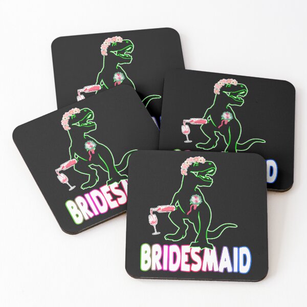 Item preview, Bridesmaid  Dinosaurs Love Wedding Engagement designed and sold by AnikaDill.