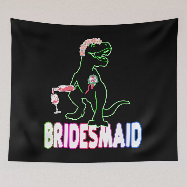 Item preview, Bridesmaid  Dinosaurs Love Wedding Engagement designed and sold by AnikaDill.