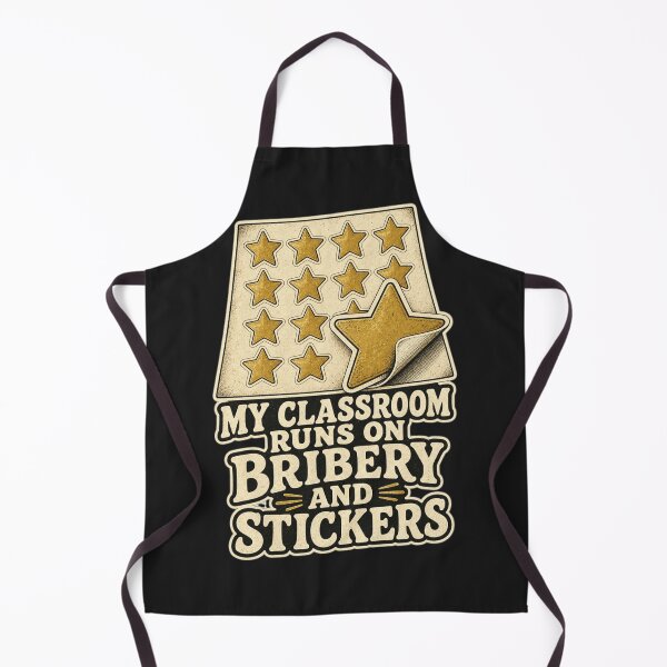 Item preview, My Classroom Runs On Bribery And Stickers Shirt, Funny Teacher T-Shirt, Classroom Management Humor Tee, Funny Teacher Gift Shirt, Vintage School Graphic designed and sold by TshirtsLabs.