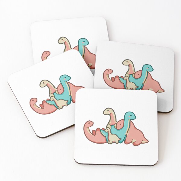 Item preview, Cuddling Group Of Dinos Dinosaurs designed and sold by AnikaDill.