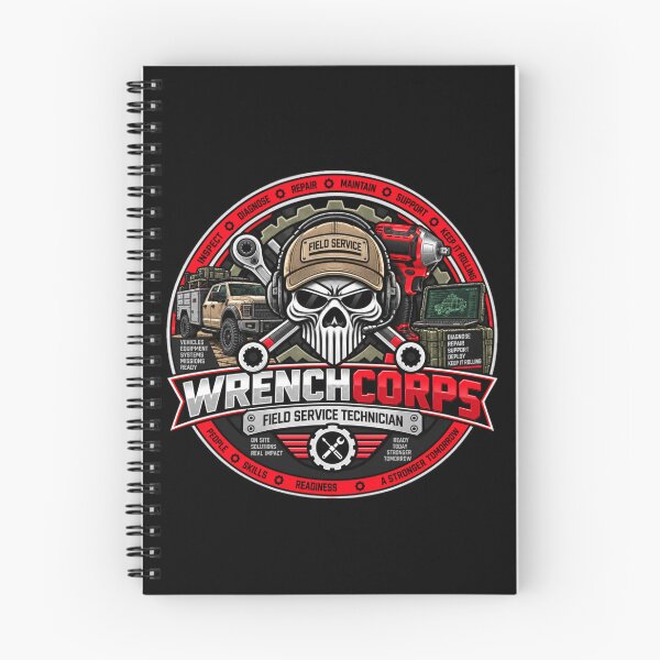 Item preview, WrenchCorps - Field Service Technician (Military Vehicle) designed and sold by WrenchCorps.