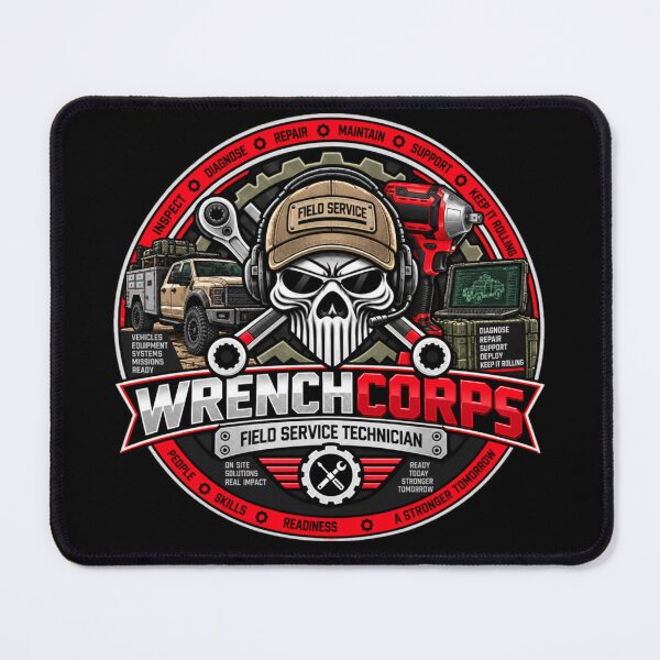 Item preview, WrenchCorps - Field Service Technician (Military Vehicle) designed and sold by WrenchCorps.