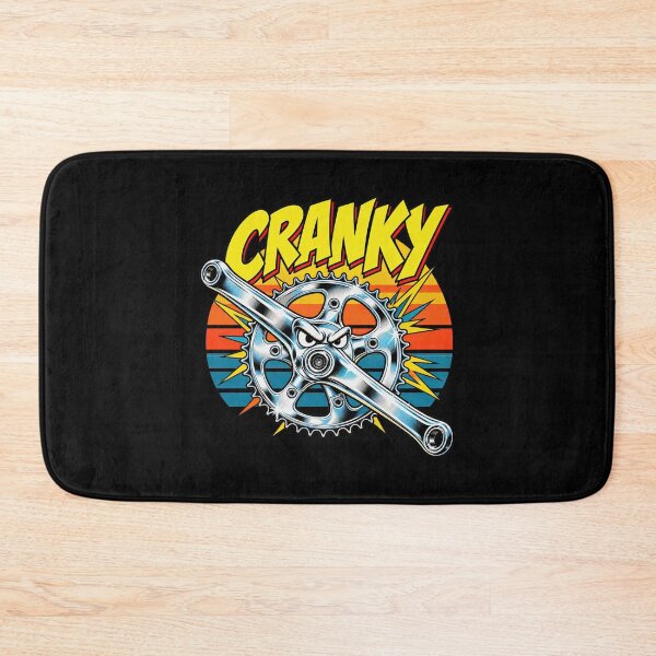 Item preview, Cranky Funny Bicycle Crankset Comic Pop Art Speeds Rays designed and sold by Aqouiatiqe.