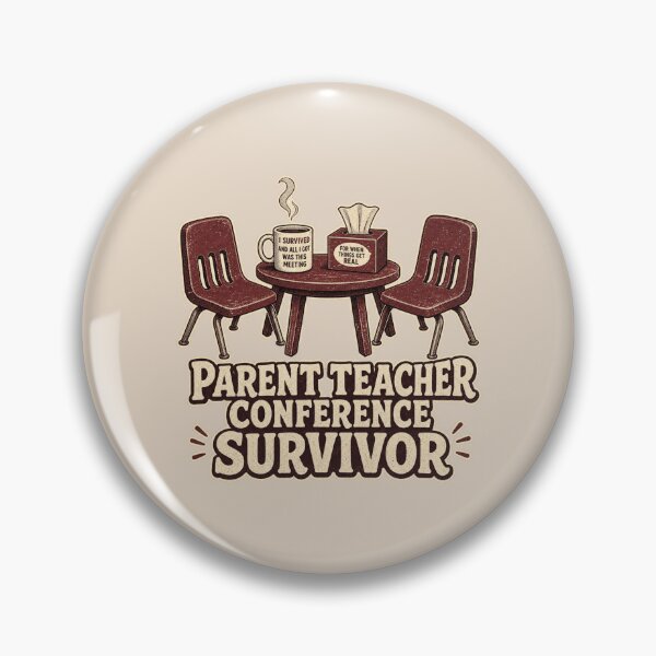 Item preview, Parent Teacher Conference Survivor Shirt, Funny Teacher T-Shirt, Teacher Humor Tee, Funny Teacher Gift Shirt, Vintage School Graphic designed and sold by TshirtsLabs.