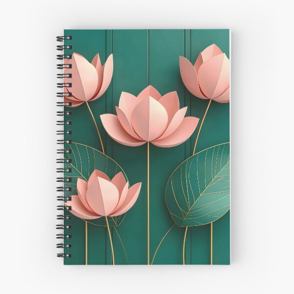 Item preview, Elegant Paper Lotus Flowers designed and sold by Vicky Brago-Mitchell®.