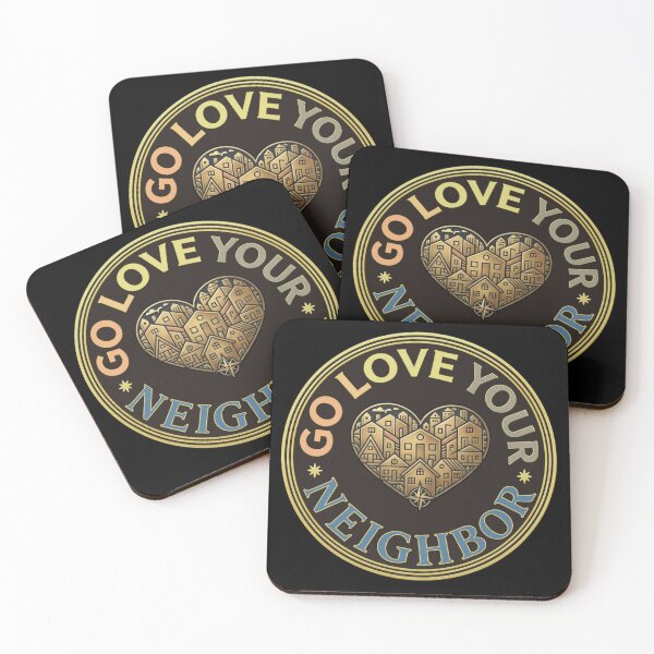 Item preview, Go Love Your Neighbor – Heart Shaped Community & Neighborhood designed and sold by D-Islamic.
