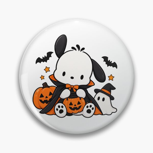 Item preview, Pochacco Halloween – Kawaii Vampire Puppy designed and sold by belenskd.