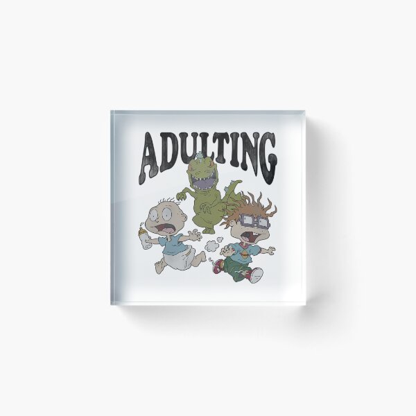 Item preview, Rugrats Group Run Away Adulting Humor designed and sold by AnikaDill.