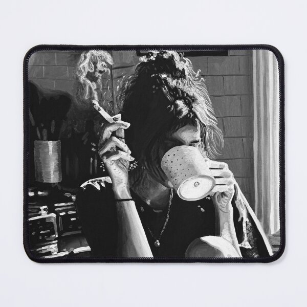 Item preview, Private Weather | Moody Black and White Figurative Painting designed and sold by CheHojas.