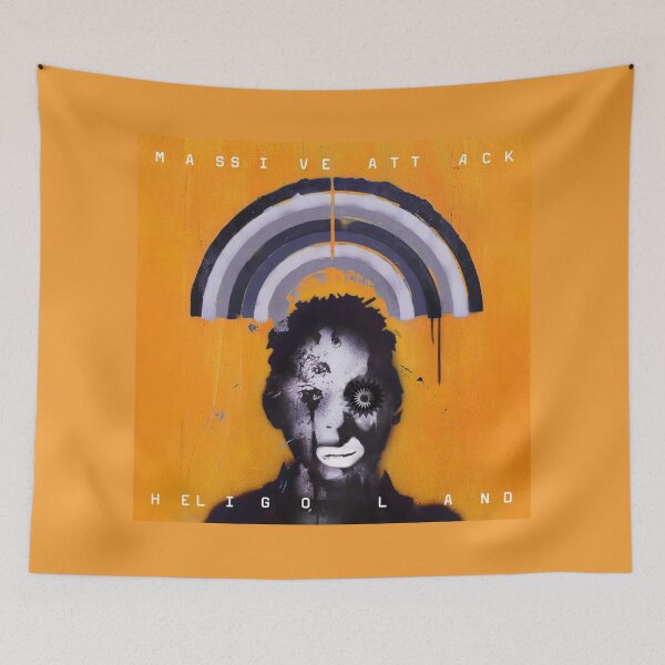 Aperçu de l'œuvre T-shirt vintage original personnalisé Massive Attack, affiche unique créée et vendue par Cool Robot Bro..