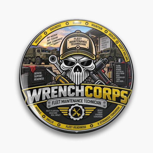 Item preview, WrenchCorps - Fleet Maintenance Technician (Military) designed and sold by WrenchCorps.