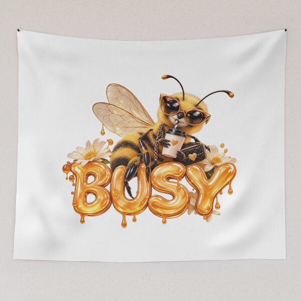 Item preview, BUSY Bee – Animal Personality Art designed and sold by AnastasiaNensy.