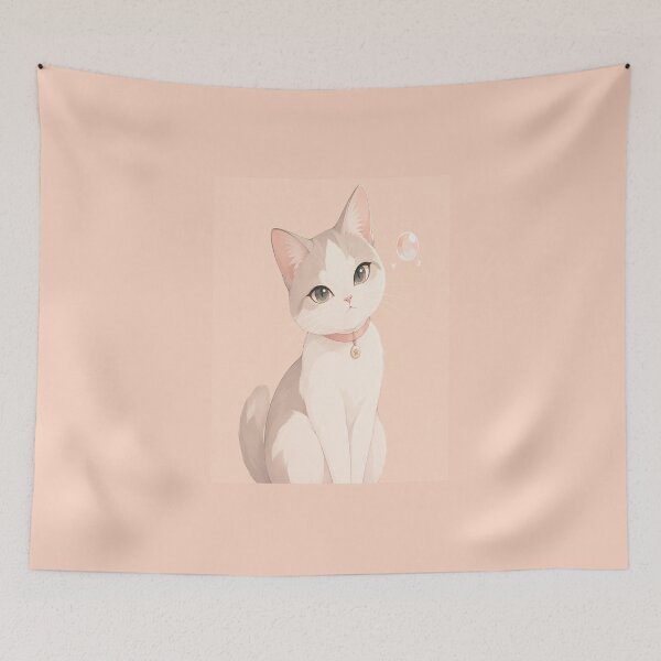 Item preview, Pastel Cat - Modern Anime Scene designed and sold by Felia001.