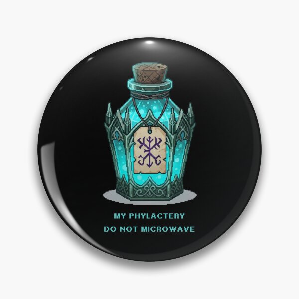 Item preview, My Phylactery Do Not Microwave designed and sold by PassiveBuffsCo.