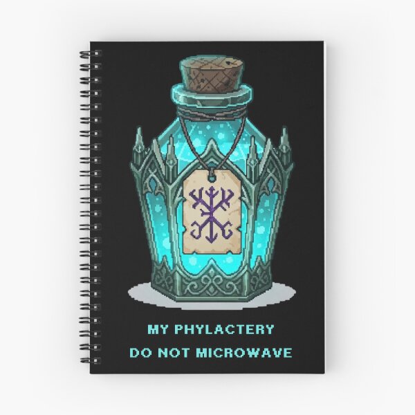 Item preview, My Phylactery Do Not Microwave designed and sold by PassiveBuffsCo.