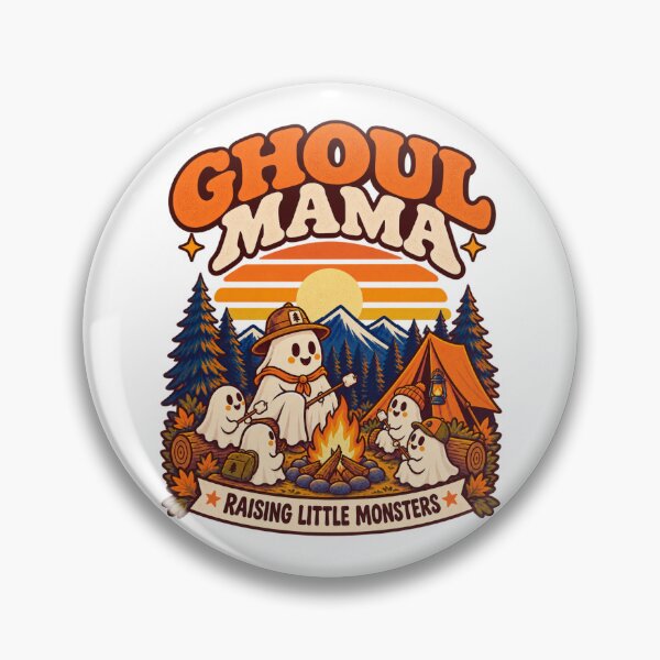 Item preview, Ghoul Mama Spooky Campfire Nights designed and sold by LuveraxArt.