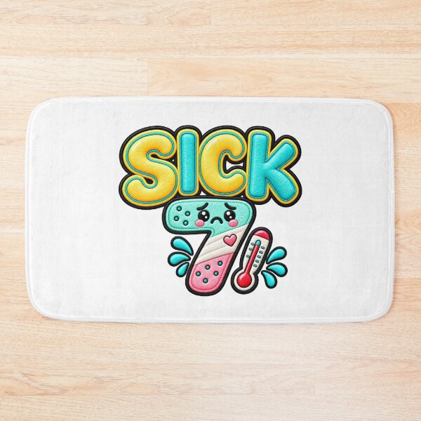 Item preview, Sick 7 Funny Seven Meme Cute Kawaii Number designed and sold by ArtDesignTp.