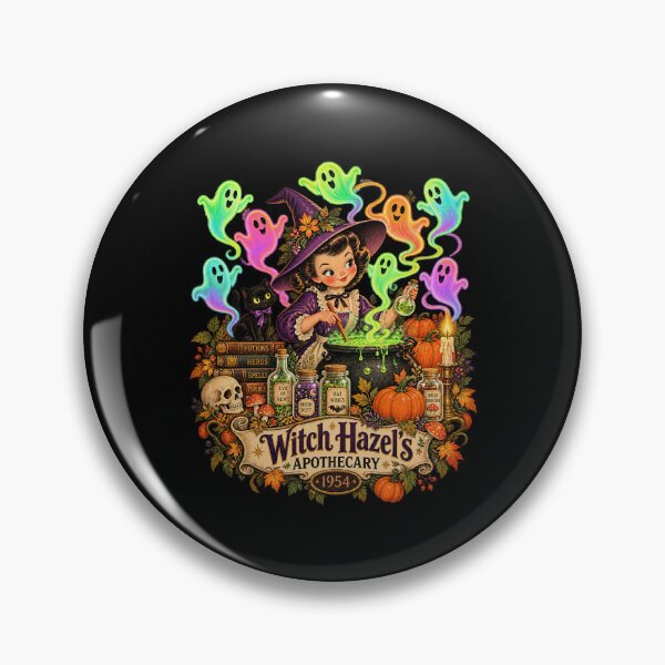 Item preview, Cute Cartoon Little Witch Apothecary Potion Bottles Artwork designed and sold by Felinefinesse.
