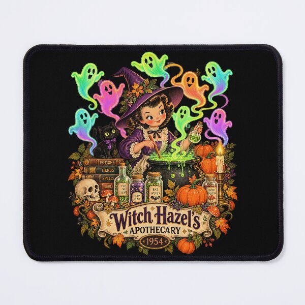 Item preview, Cute Cartoon Little Witch Apothecary Potion Bottles Artwork designed and sold by Felinefinesse.