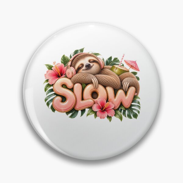 Item preview, SLOW Sloth – Animal Personality Art designed and sold by AnastasiaNensy.