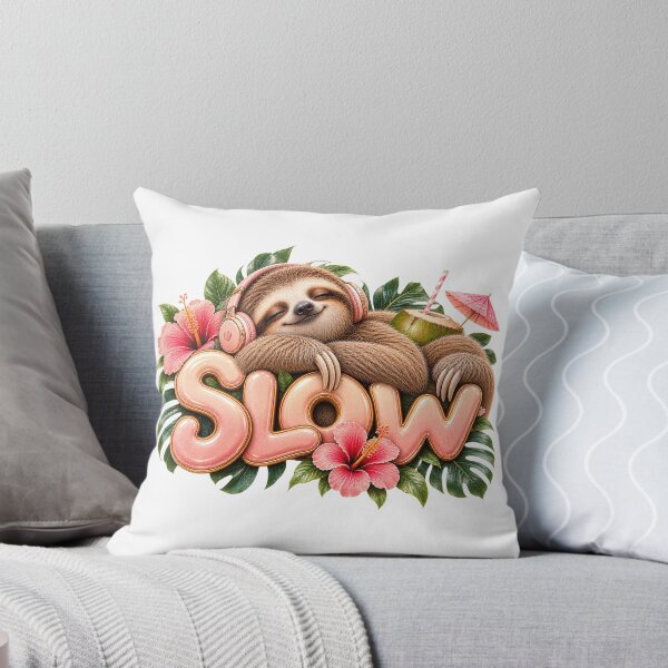 Item preview, SLOW Sloth – Animal Personality Art designed and sold by AnastasiaNensy.