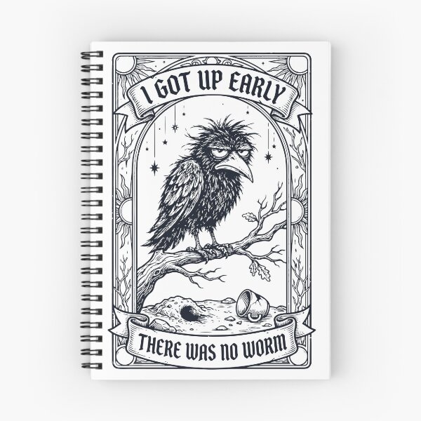 Item preview, I Got Up Early Funny Crow Morning Humor designed and sold by YalenArt.