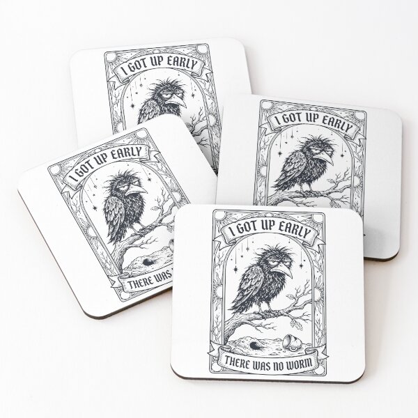 Item preview, I Got Up Early Funny Crow Morning Humor designed and sold by YalenArt.