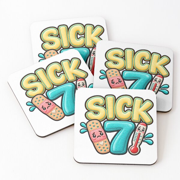 Item preview, Sick 7 Cute Kawaii Seven Meme Math Humor designed and sold by ArtDesignTp.