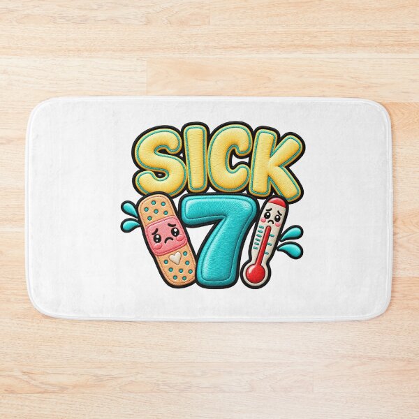 Item preview, Sick 7 Cute Kawaii Seven Meme Math Humor designed and sold by ArtDesignTp.