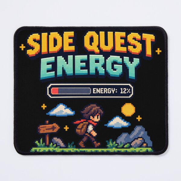 Item preview, Side Quest Energy – Retro Pixel Gaming designed and sold by KerOo1.