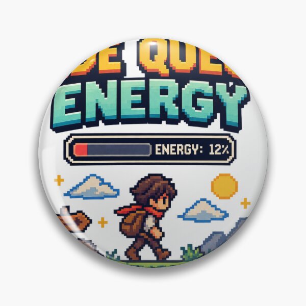 Item preview, Side Quest Energy – Retro Pixel Gaming designed and sold by KerOo1.