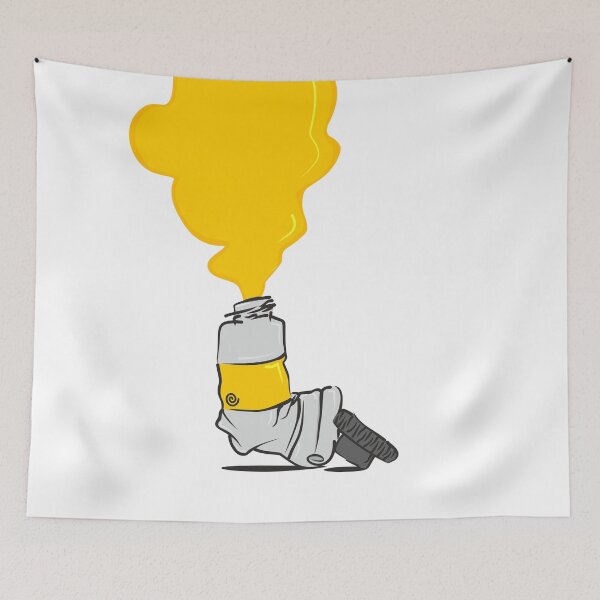 Item preview, Spilling Cheerful Bright Yellow From The Color Tube designed and sold by vivendulies.