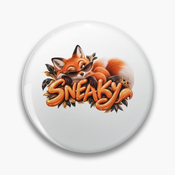 Item preview, SNEAKY Fox – Animal Personality Art designed and sold by AnastasiaNensy.