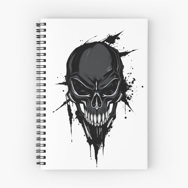Item preview, Dark Gothic Skull Graphic - Grungy Splatter & Ink Drips designed and sold by ERODED SELF.