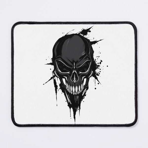 Item preview, Dark Gothic Skull Graphic - Grungy Splatter & Ink Drips designed and sold by ERODED SELF.