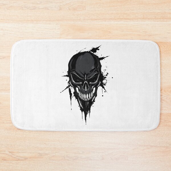 Item preview, Dark Gothic Skull Graphic - Grungy Splatter & Ink Drips designed and sold by ERODED SELF.