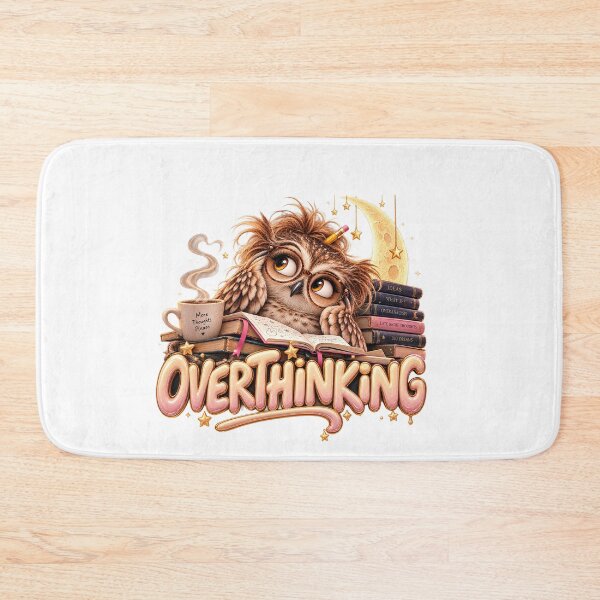 Item preview, OVERTHINKING Owl – Animal Personality Art designed and sold by AnastasiaNensy.