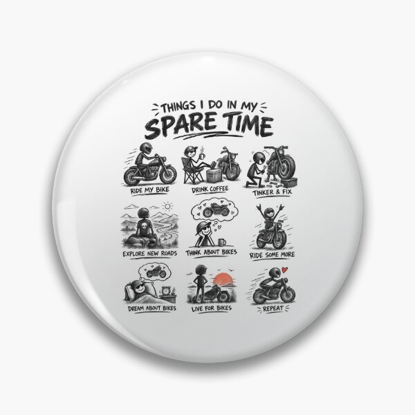 Item preview, Things I Do In Spare Time Motorcycle Maintenance Routines designed and sold by Felinefinesse.