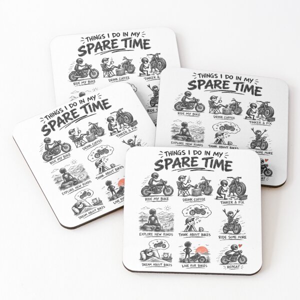 Item preview, Things I Do In Spare Time Motorcycle Maintenance Routines designed and sold by Felinefinesse.