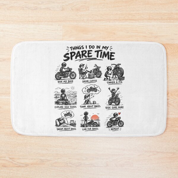 Item preview, Things I Do In Spare Time Motorcycle Maintenance Routines designed and sold by Felinefinesse.