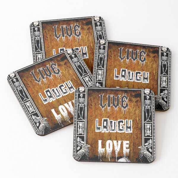 Item preview, Halloween Live, Laugh, Love designed and sold by GrayHareCards.