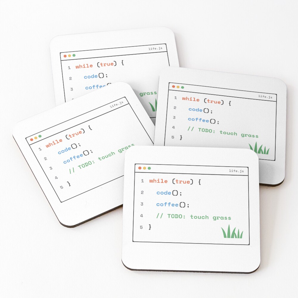Item preview, Coasters (Set of 4) designed and sold by Rilindi.